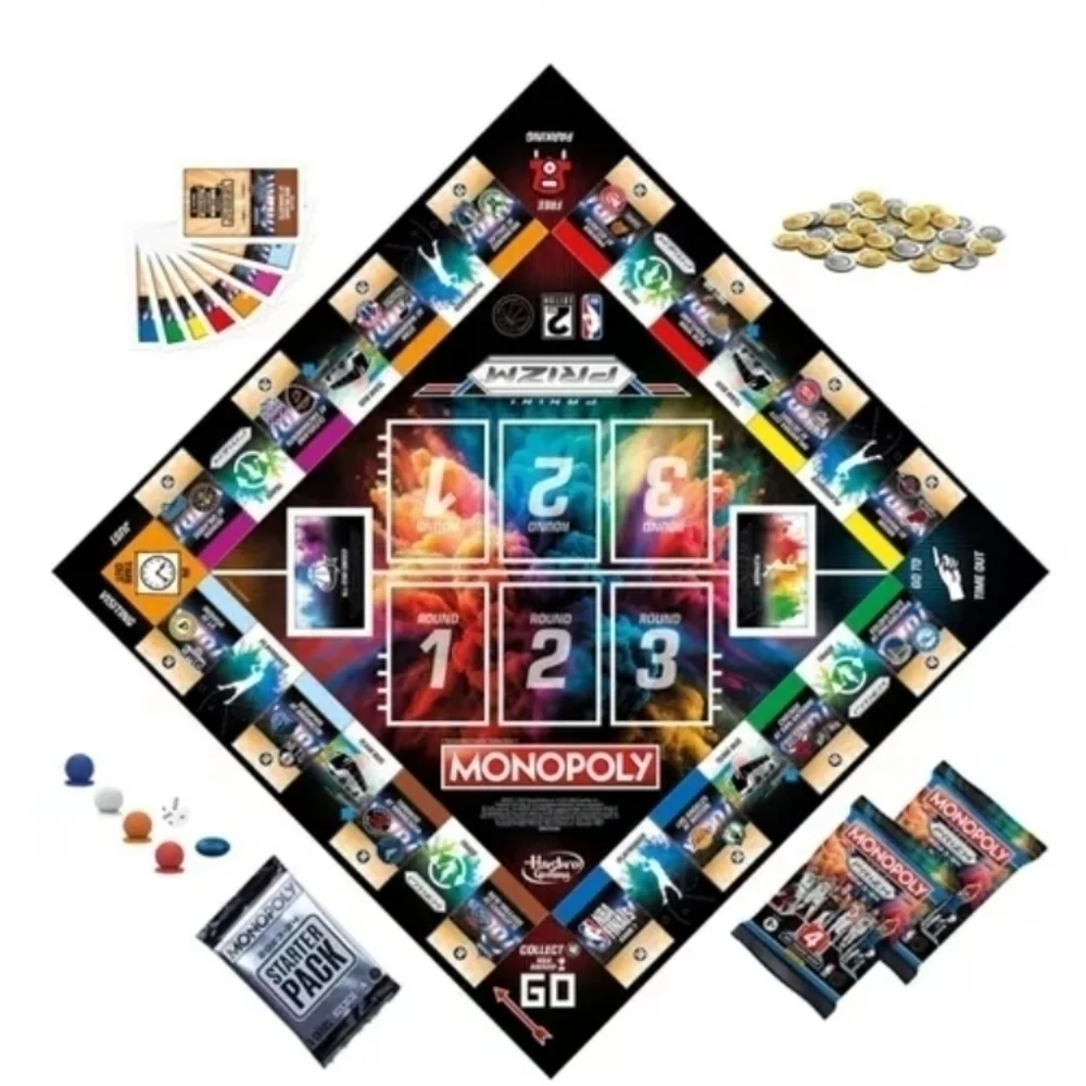 2023-24 Panini Prizm Monopoly NBA 2nd Edition Board Game/NEW!!